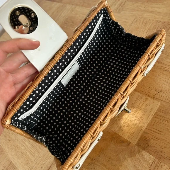Kate Spade Wicker Clutch - Picture 9 of 10